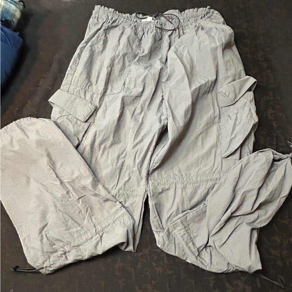 Garage grey cargo swish pant
